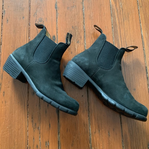 Blundstone Women’s Black Nubuck Heeled Boots - Picture 3 of 10